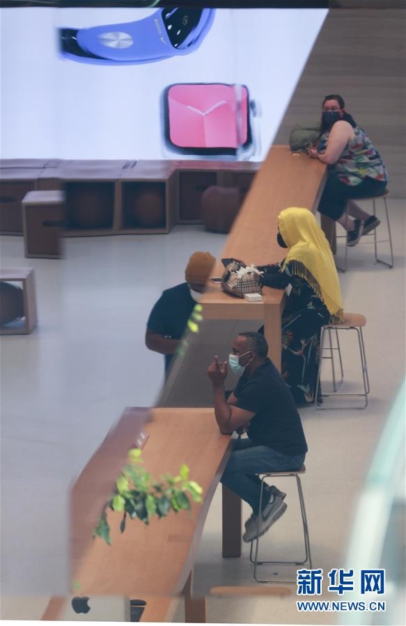 （國(guó)際）（4）紐約市部分蘋果商店“重啟”