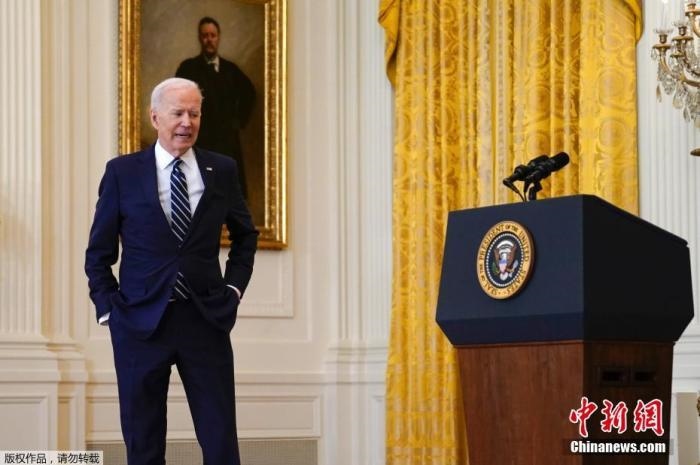 資料圖：美國(guó)總統(tǒng)拜登。