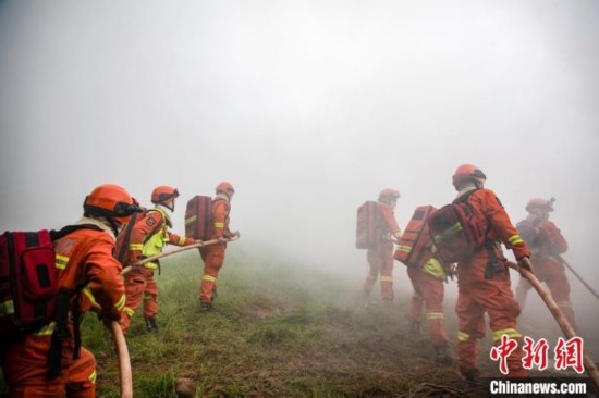 演練現場。瀘州消防供圖