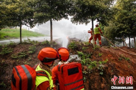 演練現場。瀘州消防供圖