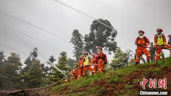 演練現場。瀘州消防供圖