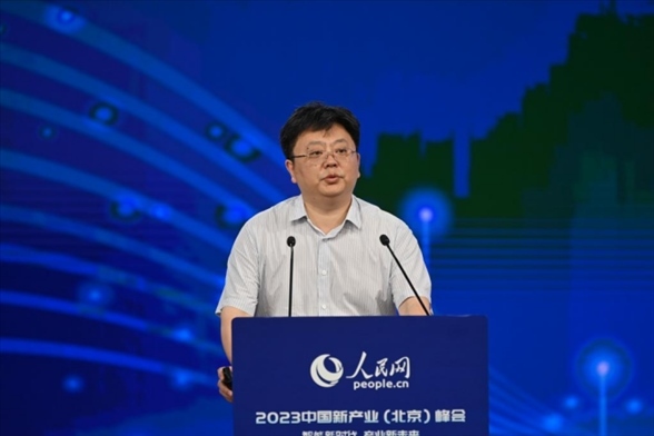 傳播內(nèi)容認(rèn)知全國重點(diǎn)實(shí)驗(yàn)室首席科學(xué)家張勇東。人民網(wǎng)記者 于凱攝