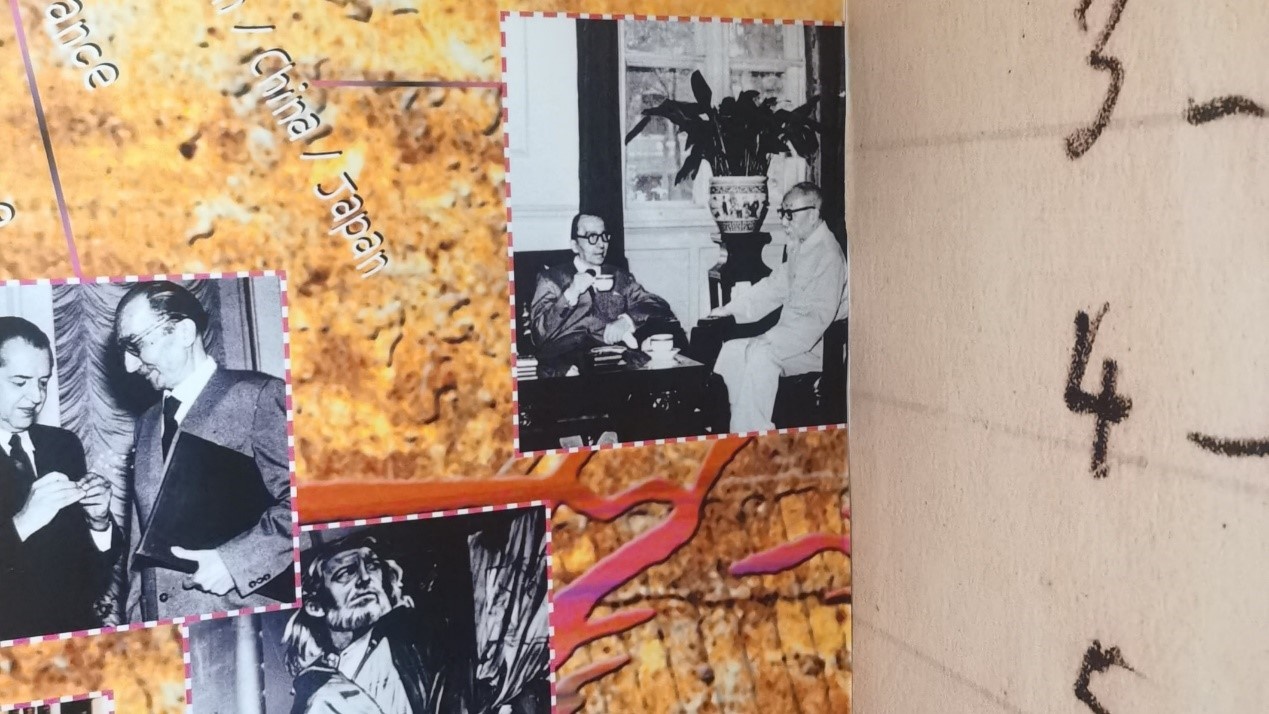 1957年，卡贊扎基斯第二次訪問中國，期間與作家茅盾進(jìn)行交流。人民網(wǎng)記者 葛泰佚攝