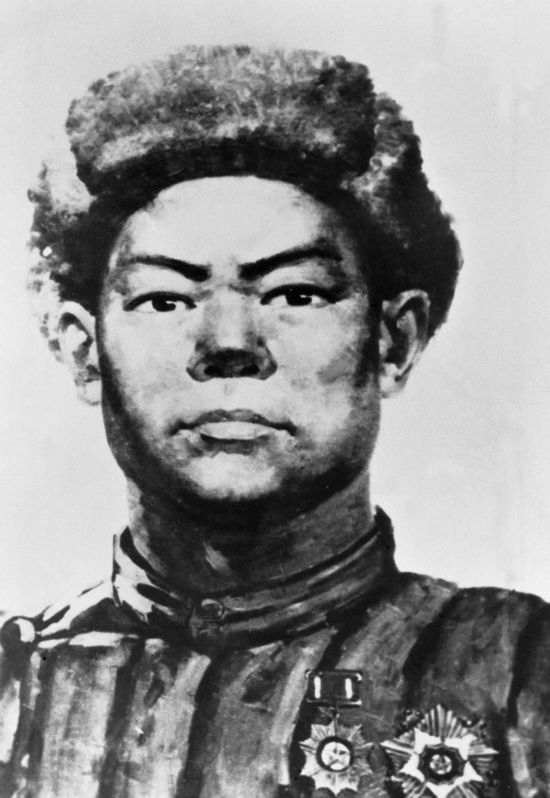 這是黃繼光像。新華社發(fā)（資料照片）