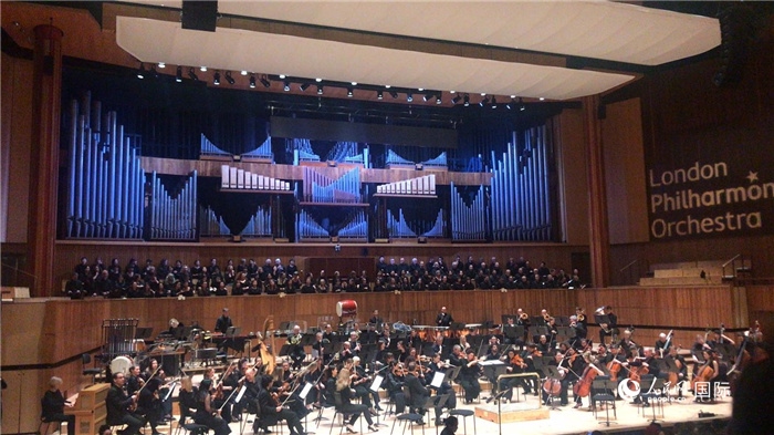 《敦煌·慈悲頌》在倫敦演出。人民網(wǎng) 余穎攝