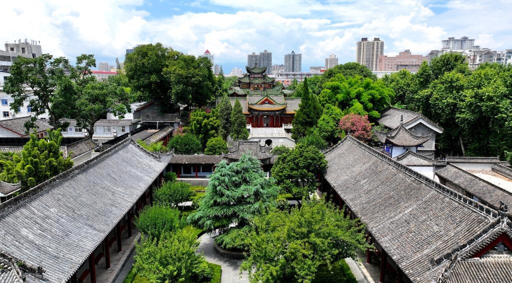 近日拍攝的陜西省漢中市博物館。新華社記者 劉瀟 攝