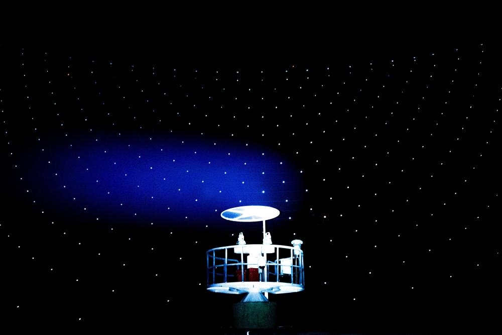 2021年3月29日拍攝的“中國(guó)天眼”測(cè)量基墩（維護(hù)保養(yǎng)期間拍攝）。新華社記者 歐東衢 攝