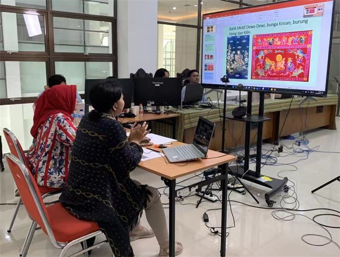 活動現(xiàn)場。供圖：印尼三一一大學孔子學院