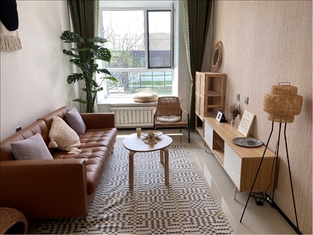 輝山英才社區(qū)樣板間。北京外國(guó)語(yǔ)大學(xué) 許青攝