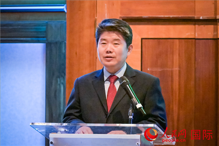 李立言致辭。人民網(wǎng) 郭錦標攝