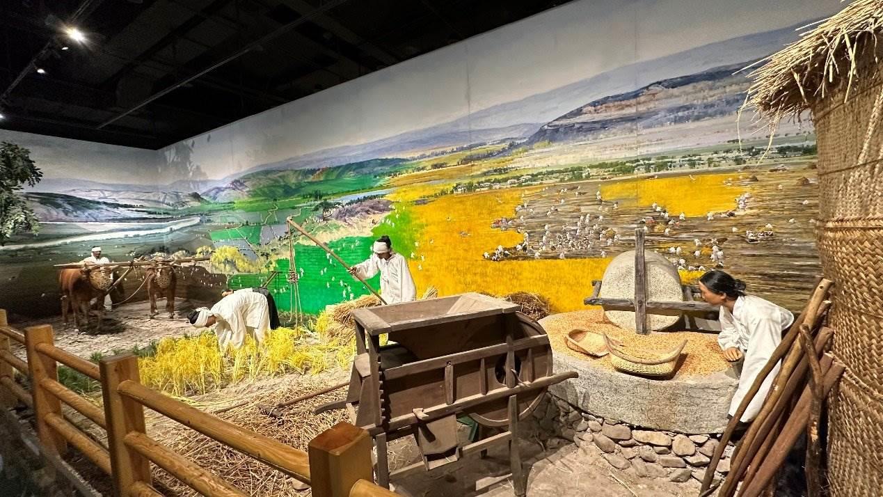 《朝鮮族民俗陳列》展廳。人民網(wǎng)記者 金洪花攝