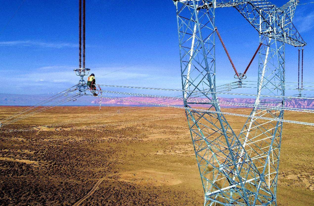 青豫直流。國網(wǎng)青海省電力公司供圖