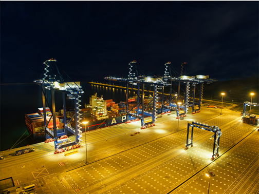 萊基港實行7×24小時裝卸作業(yè)機制。受訪者供圖