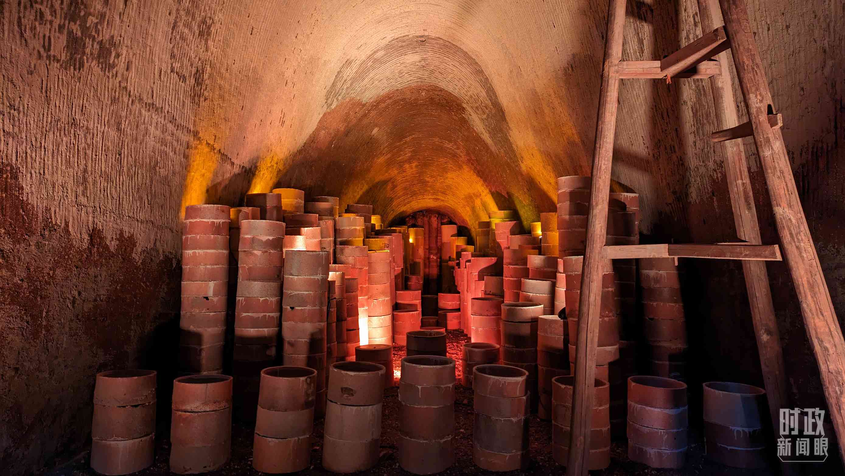 △當(dāng)?shù)噩F(xiàn)存最大的柴窯——徐家窯。（總臺(tái)央視記者朱超拍攝）