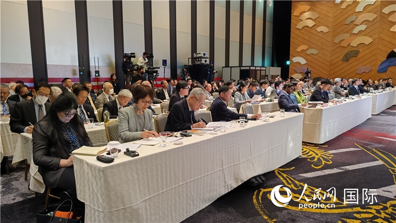 “一帶一路”倡議十周年國(guó)際研討會(huì)現(xiàn)場(chǎng)。人民網(wǎng) 蔣曉辰攝