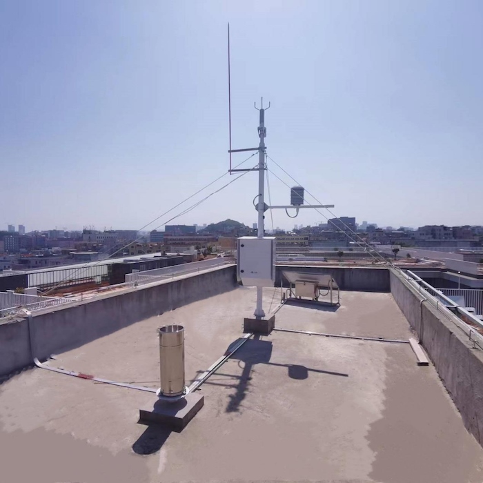 龍華區(qū)社區(qū)多要素自動氣象觀測站。龍華區(qū)應(yīng)急管理局供圖