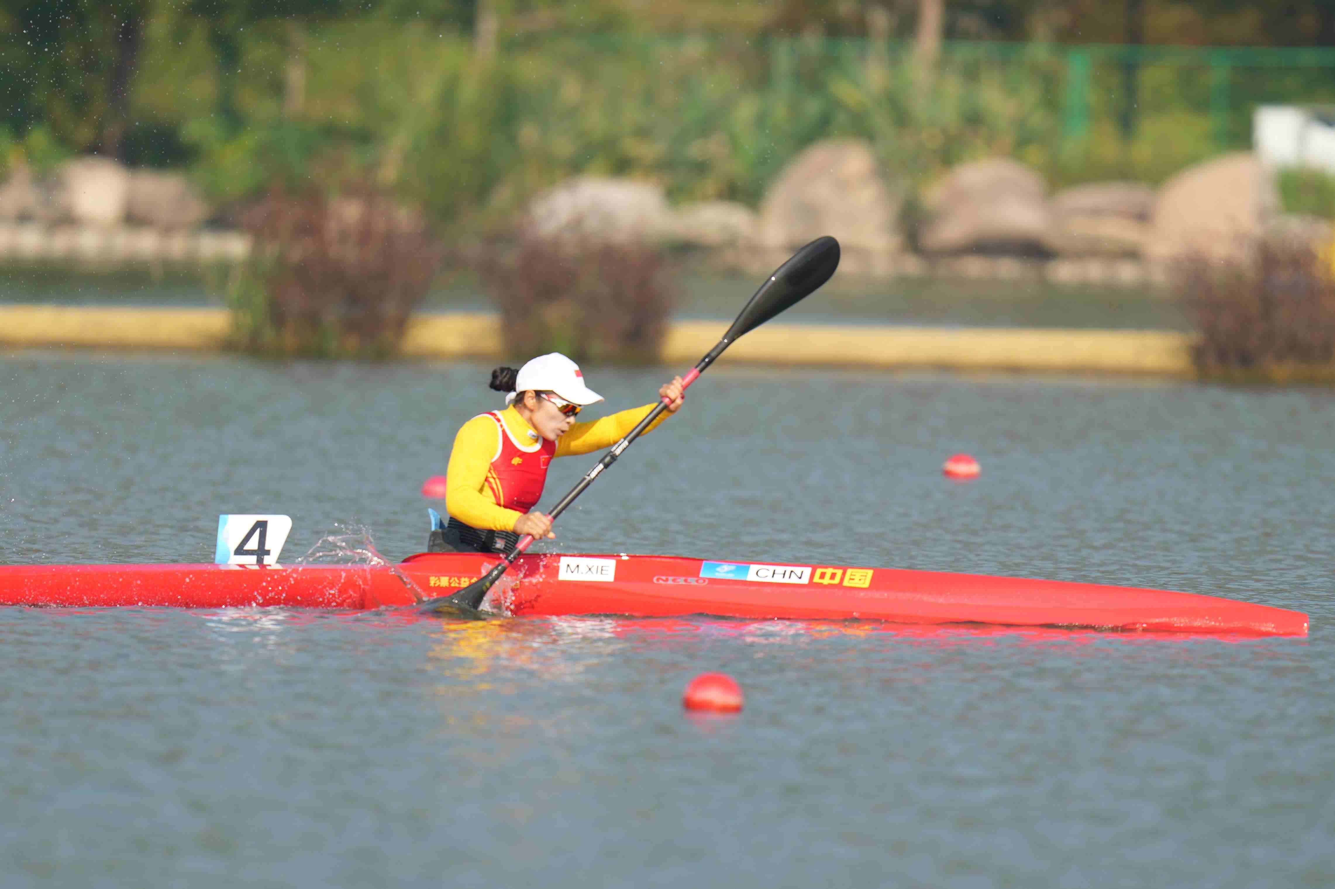 △2023年10月23日，中國選手謝毛三獲得本屆亞殘運(yùn)會(huì)首金。