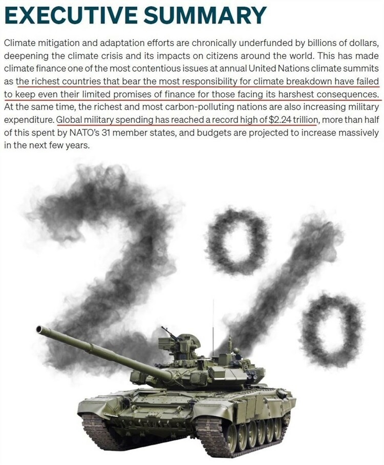 看看北約的“碳足跡”，就知道西方的氣候承諾有多扯