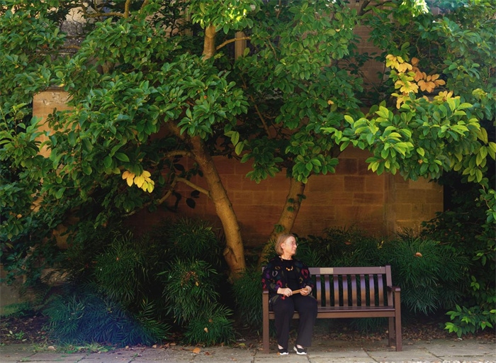 羅森在牛津大學(xué)墨頓學(xué)院。葛大龍攝