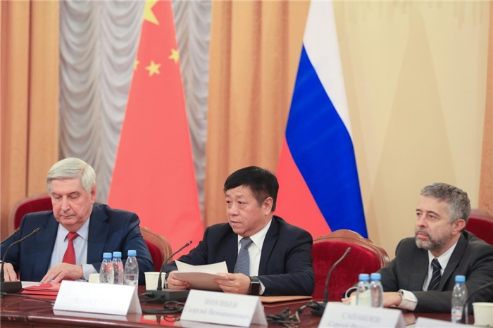 張漢暉大使致辭。駐俄羅斯使館供圖