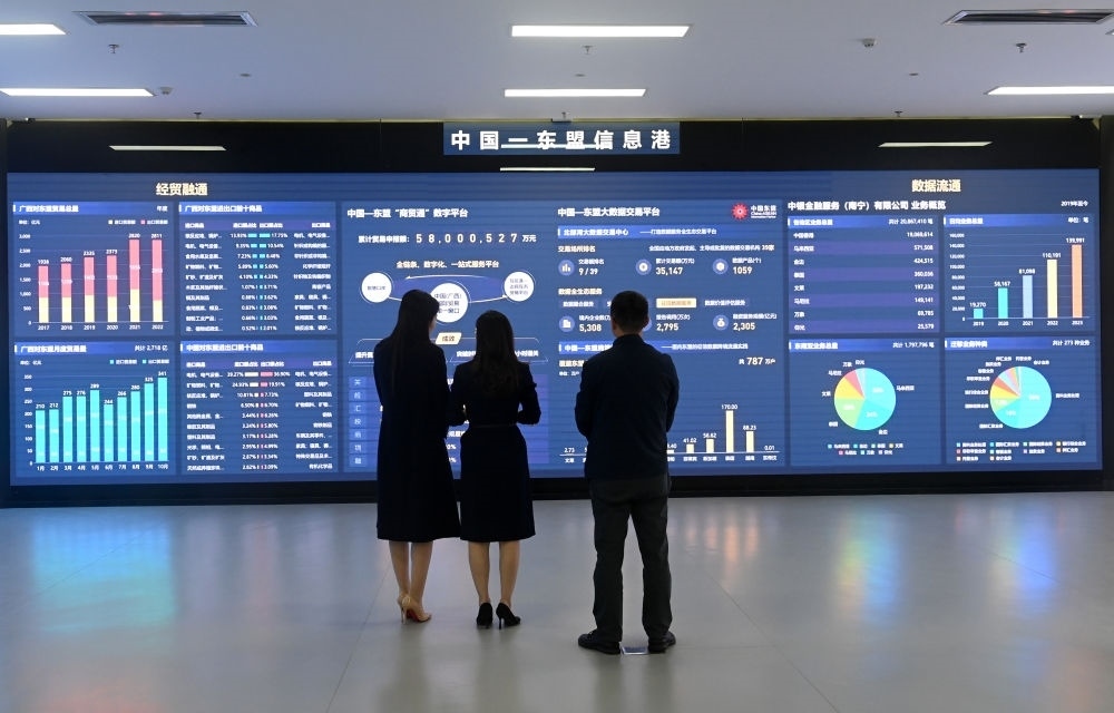 中國—東盟信息港股份有限公司展廳。