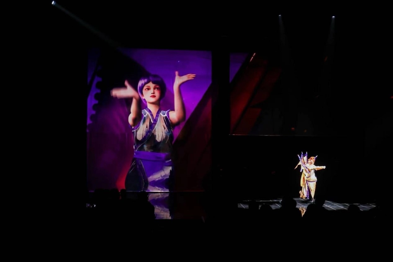 跨次元表演《新定軍山》。主辦方供圖