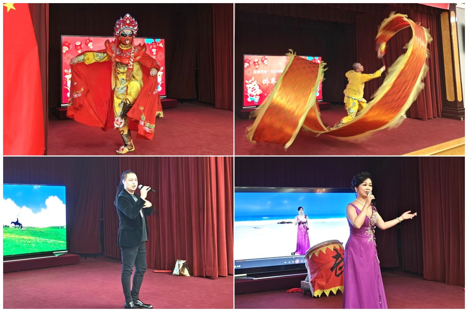 當(dāng)?shù)貎S界知名演員獻(xiàn)上精彩演出。主辦方供圖