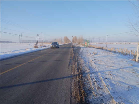 連接德惠市與太興村的德前公路寬闊通暢。德惠市委宣傳部供圖