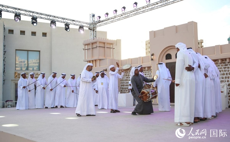 阿拉伯歌舞表演。人民網(wǎng) 塔里克·易卜拉欣攝