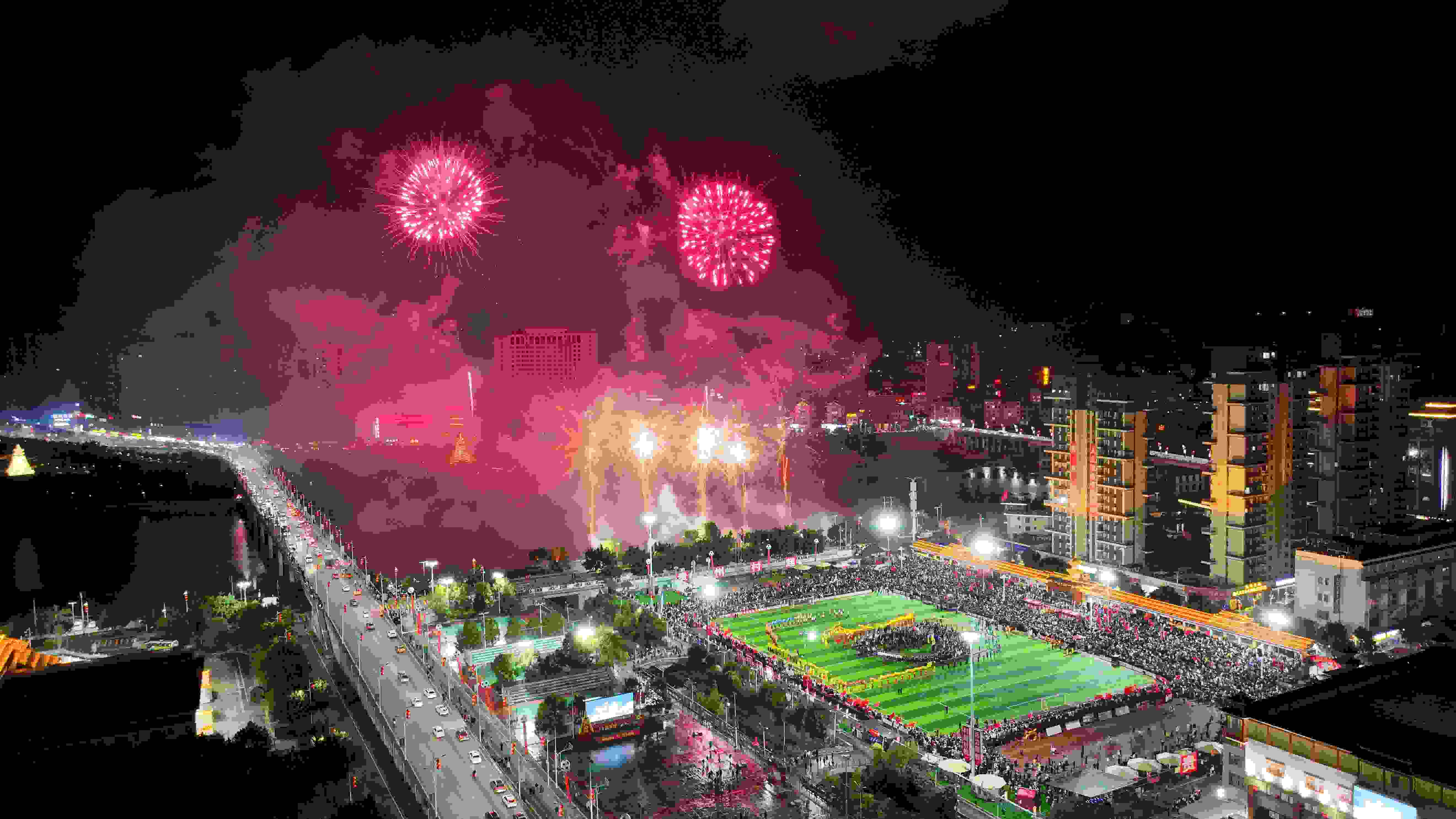 貴州榕江“村超”現(xiàn)場(chǎng)。韋貴金 攝