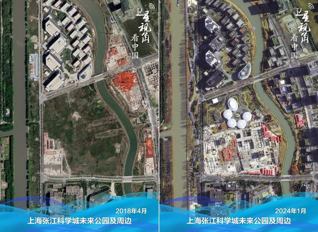 張江科學(xué)城未來公園從無到有，將打造代表人工智能發(fā)展最前沿、最高端成果的集中展示區(qū)、產(chǎn)業(yè)集聚區(qū)。