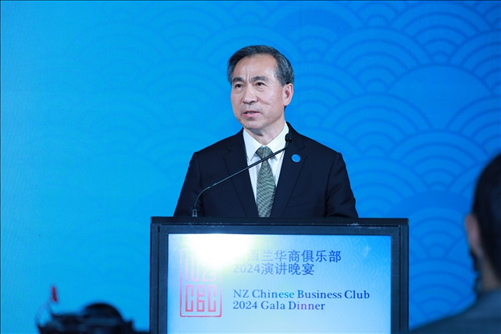 中國(guó)貿(mào)促會(huì)任鴻斌會(huì)長(zhǎng)。主辦方供圖