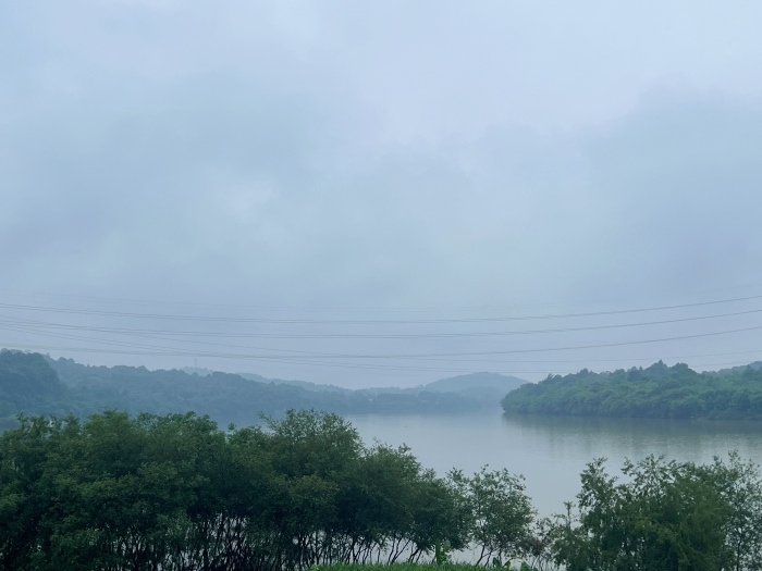 瀟水和湘江匯合處。人民網 高清揚攝