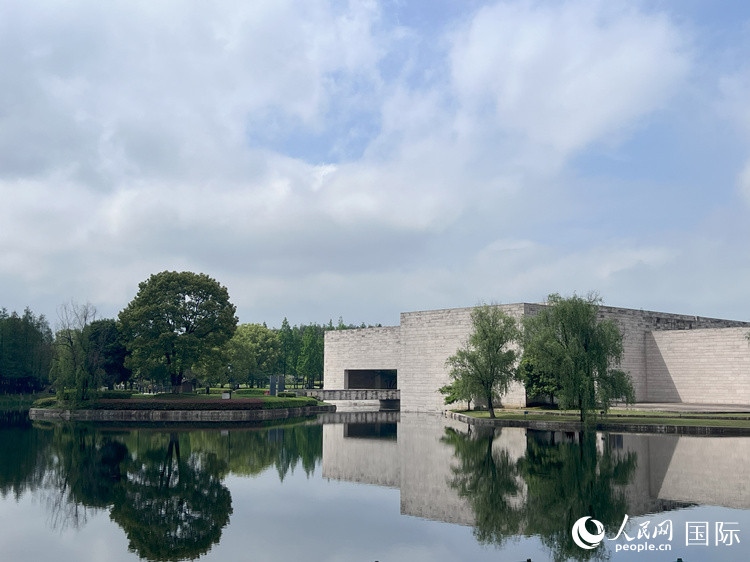 良渚博物院外觀。人民網(wǎng)記者 崔越攝