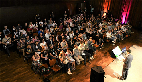 “視聽(tīng)中國(guó)”——文化與商業(yè)機(jī)遇推介會(huì)暨中國(guó)視聽(tīng)節(jié)目展映會(huì)現(xiàn)場(chǎng)。 中廣國(guó)際公司供圖