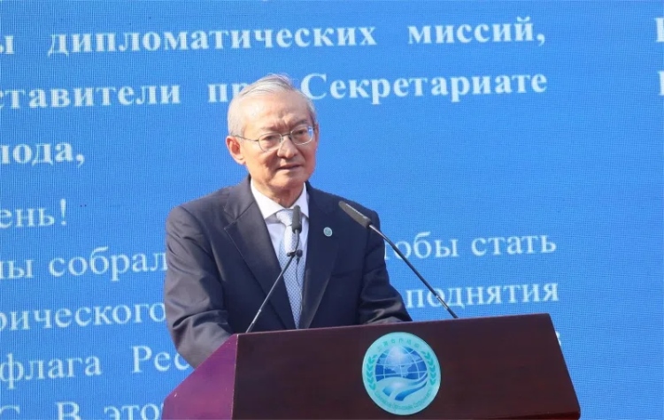 上合組織秘書長張明出席活動并致辭。主辦方供圖