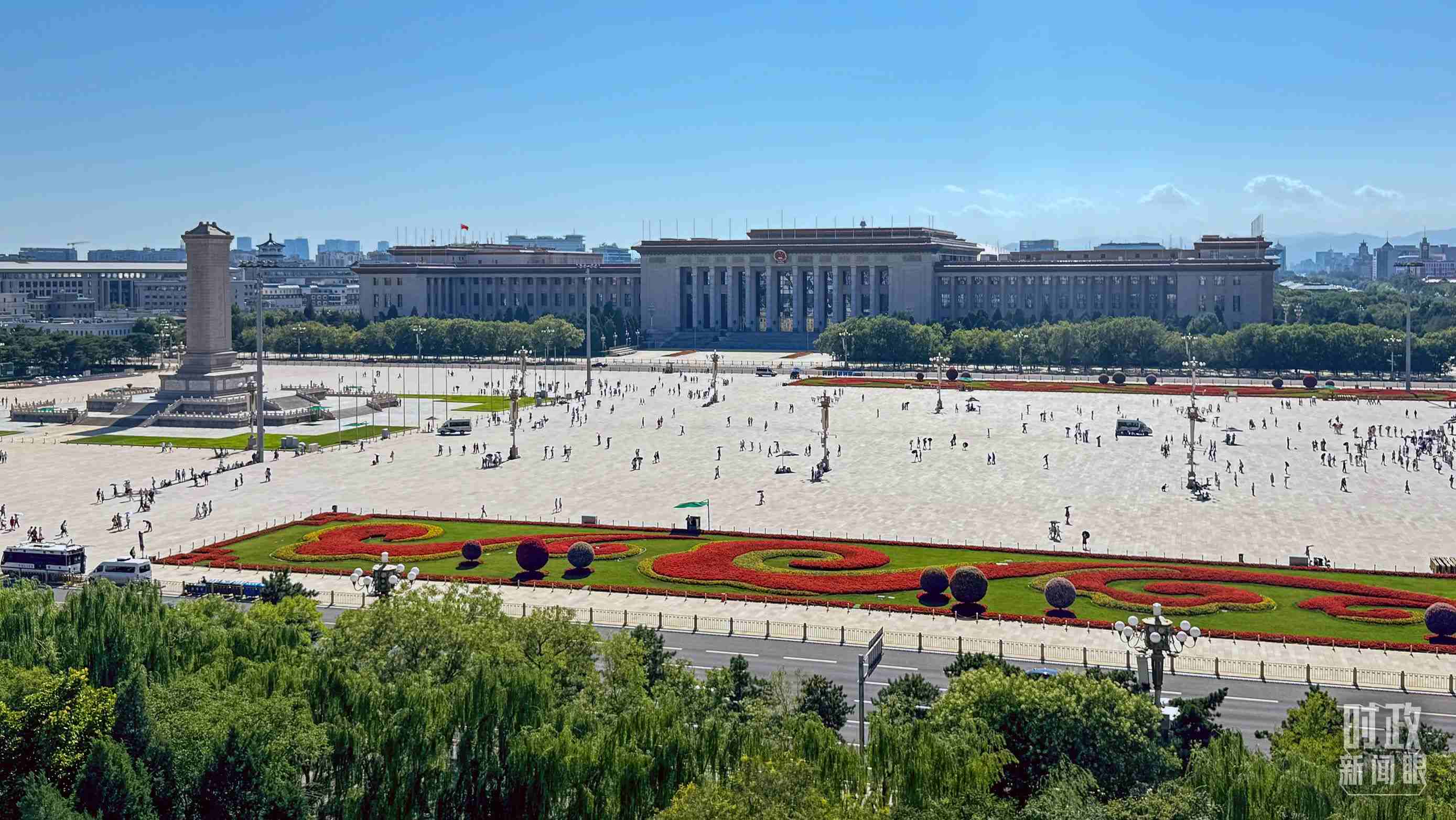 △北京天安門(mén)廣場(chǎng)。（總臺(tái)央視記者蔣碩拍攝）