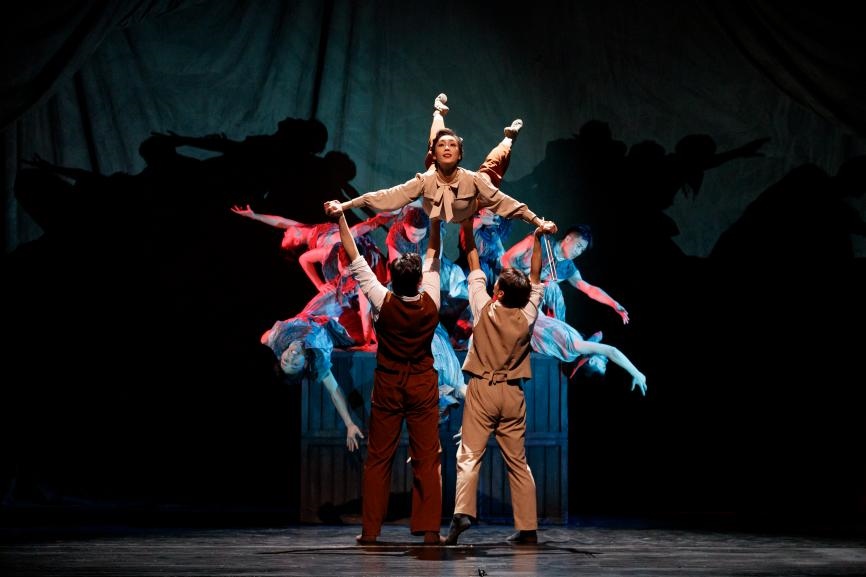 舞劇《熱血當歌》演出現(xiàn)場。主辦方供圖