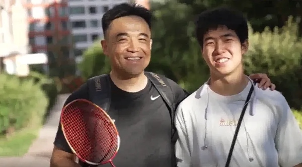 劉建波、劉傲寒父子。北航供圖