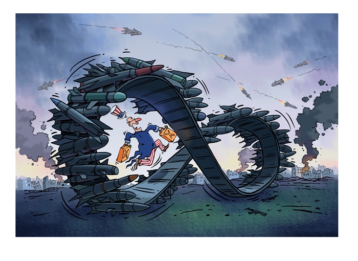 漫畫作者：馬宏亮（人民網(wǎng)版權(quán)圖片，未經(jīng)授權(quán)請(qǐng)勿轉(zhuǎn)載。）