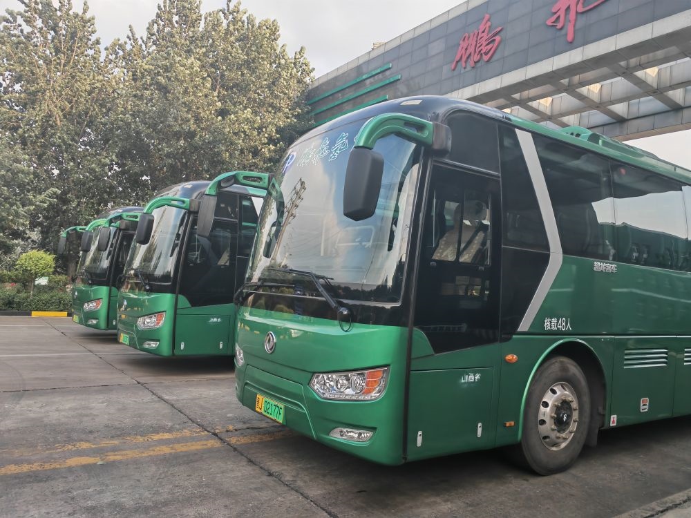 2024年9月4日拍攝的鵬飛集團(tuán)的氫能大巴車(chē)。新華社記者 王勁玉 攝