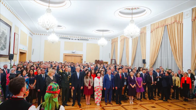 招待會現場。中國駐波蘭大使館供圖