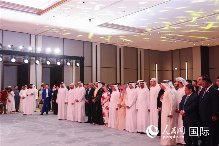 招待會(huì)現(xiàn)場(chǎng)。人民網(wǎng)記者任皓宇攝