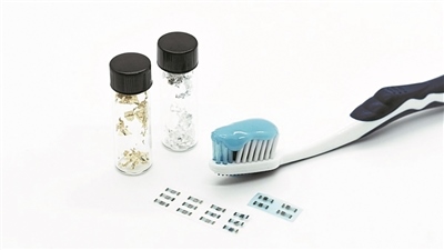  一種基于酞菁銅的晶體管研發(fā)成功。圖片來源：美國趣味工程網(wǎng)站