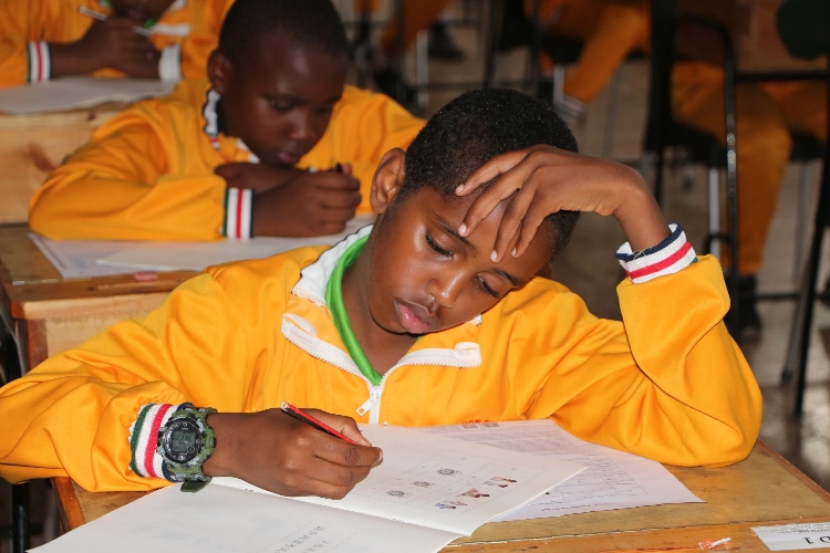 考場現(xiàn)場。埃格頓大學(xué)孔子學(xué)院供圖