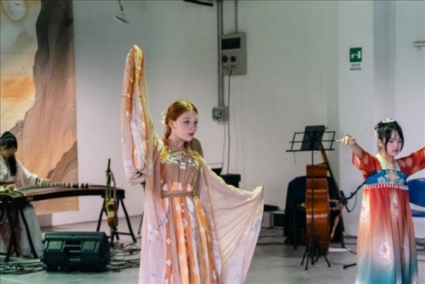 交流活動現(xiàn)場。 中國駐意大利使館供圖