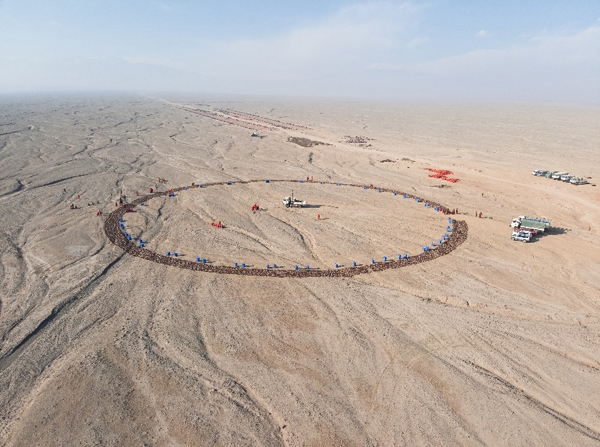 無(wú)線節(jié)點(diǎn)儀器檢測(cè)現(xiàn)場(chǎng)。受訪者供圖