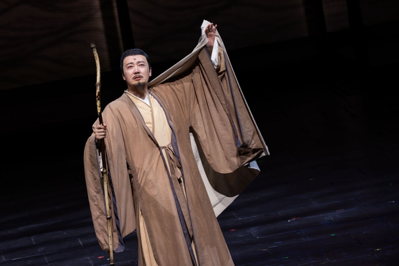 《蘇堤春曉》演出現(xiàn)場(chǎng)。國(guó)家話劇院供圖