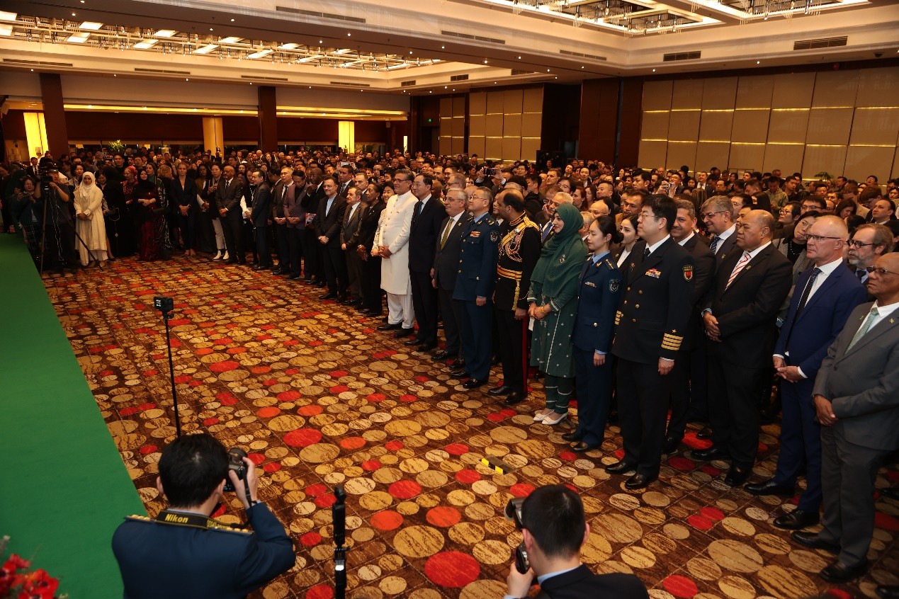 招待會(huì)現(xiàn)場(chǎng)。巴基斯坦駐華大使館供圖