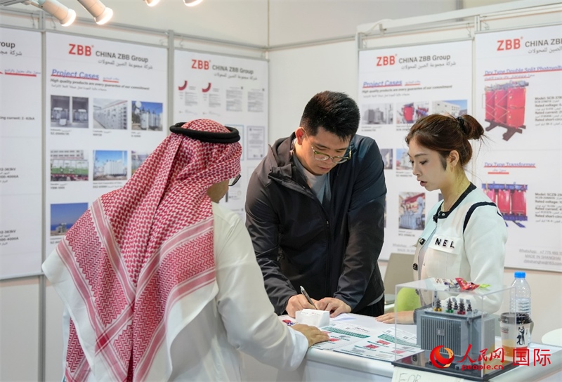 展會(huì)現(xiàn)場。人民網(wǎng) 塔里克·易卜拉欣攝